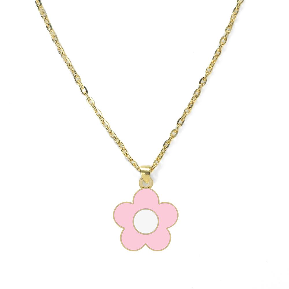 Fashion Cute Cartoon Flower Pendant Necklace Adjustable Gold Color Alloy Chain with Lobster Clasps Jewelry Gifts for Girls Women
Fashion Cute Cartoon Flower Pendant Necklace Adjustable Gold Color Alloy Chain with Lobster Clasps Jewelry Gifts for Girls Women