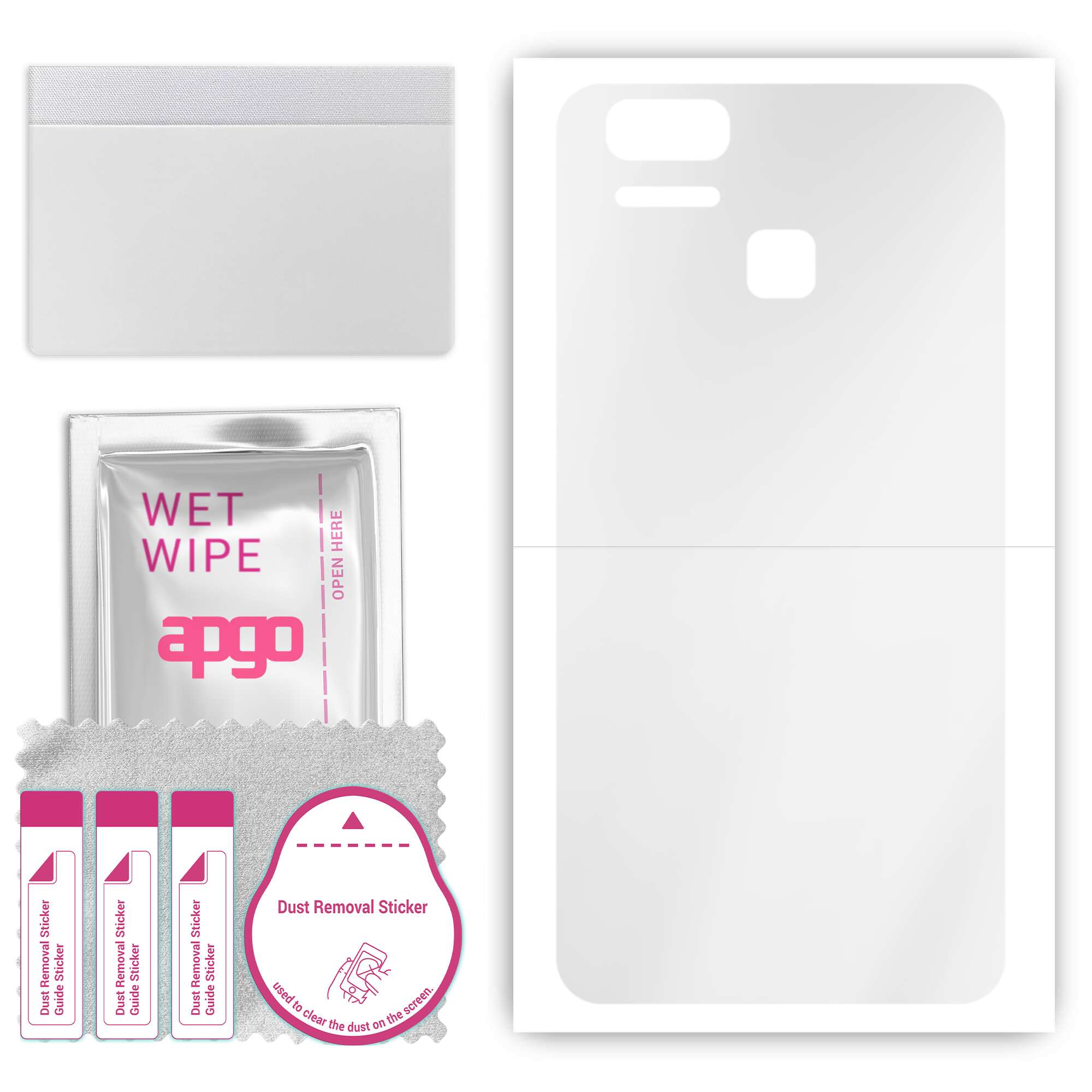 apgo Наклейка Ultra Clear Protective Skin Sticker для задньої панелі, сумісна з Asus Zenfone 3 Zoom ZE553KL Zoom S, Wrap Film, Hydrogel Film, Flexible, Soft TPU
apgo Наклейка Ultra Clear Protective Skin Sticker для задньої панелі, сумісна з Asus Zenfone 3 Zoom ZE553KL Zoom S, Wrap Film, Hydrogel Film, Flexible, Soft TPU