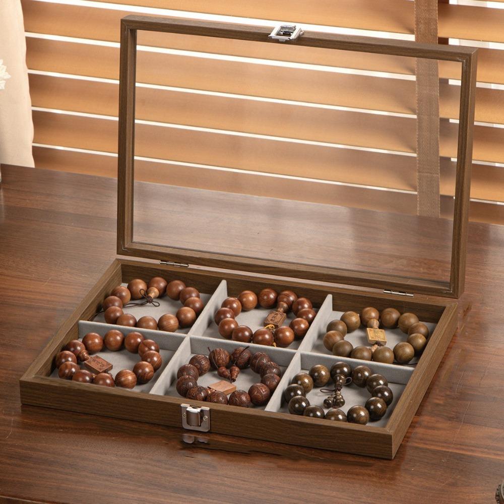 Velvet Wooden Jewelry Tray Dust-proof Jewelry Display Box Jewelry Storage Box Jewelry Storage Gray 6 Grid
Velvet Wooden Jewelry Tray Dust-proof Jewelry Display Box Jewelry Storage Box Jewelry Storage Gray 6 Grid