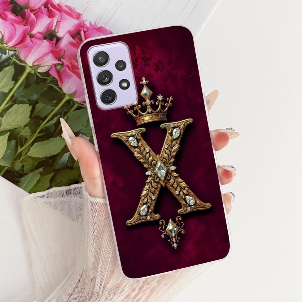 Clear For Samsung A72 4G Case Luxury A-Z Letters Crown 2D Painted Soft Phone Case For Samsung Galaxy A72 4G Cover A725F A725M Samsung A72 4G
Clear For Samsung A72 4G Case Luxury A-Z Letters Crown 2D Painted Soft Phone Case For Samsung Galaxy A72 4G Cover A725F A725M Samsung A72 4G