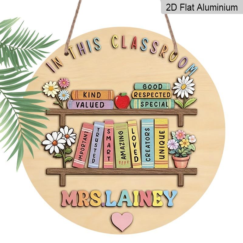 2D Flat, Retro-style, High-end Round Aluminum Wall Decorations in Various Sizes. Suitable for Teacher Appreciation Plaques, Both Indoors and 20*20cm
2D Flat, Retro-style, High-end Round Aluminum Wall Decorations in Various Sizes. Suitable for Teacher Appreciation Plaques, Both Indoors and 20*20cm