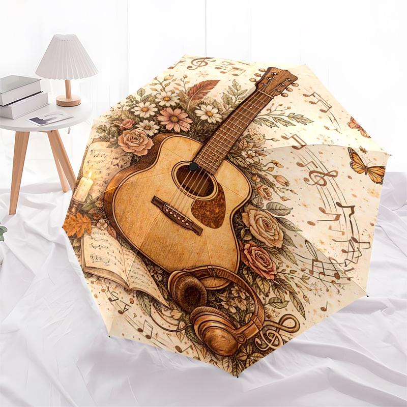 1pc Acoustic Guitar Music Notes Flowers Butterflies Umbrella with Plastic Handle,Suitable for All Seasons Home Travel Outdoor Umbrellaptys31006
1pc Acoustic Guitar Music Notes Flowers Butterflies Umbrella with Plastic Handle,Suitable for All Seasons Home Travel Outdoor Umbrellaptys31006