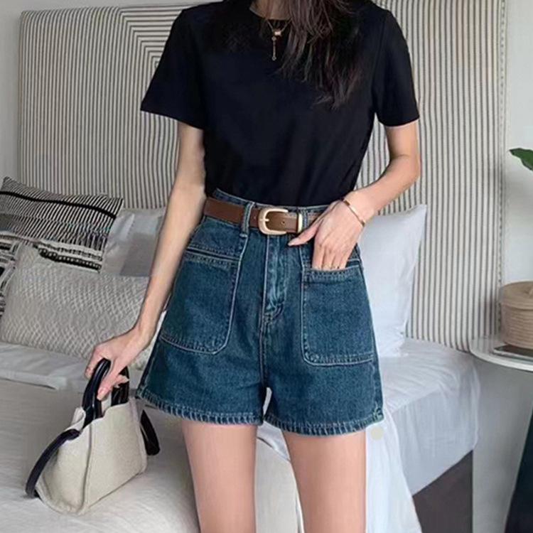 Women s High-Waist Slimming Denim Shorts - Summer 2024 A-Line Wide Leg, Four-Way Stretch L
Women s High-Waist Slimming Denim Shorts - Summer 2024 A-Line Wide Leg, Four-Way Stretch L