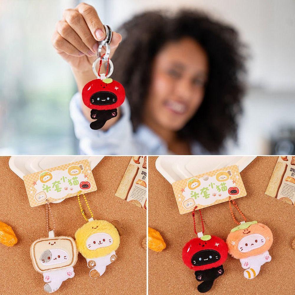 Multicolor Plush Cat Keychain Pendant Car Decoration Bag Ornament Kawaii Ita Bag Gift Toys toast&drumsticks
Multicolor Plush Cat Keychain Pendant Car Decoration Bag Ornament Kawaii Ita Bag Gift Toys toast&drumsticks