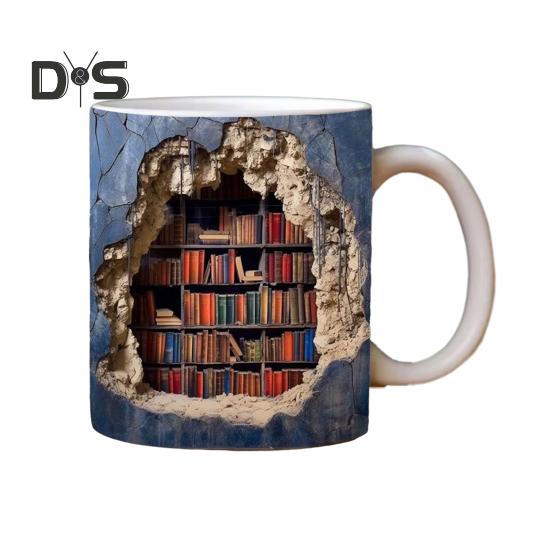 Бібліотечна кружка на книжковій полиці 3D-новелла Керамічна чашка 11 унцій Чашка для кави в стилі ретро Декоративна кухоль на книжковій полиці для домашнього декору Зручна ручка Чайка для чаю A
Бібліотечна кружка на книжковій полиці 3D-новелла Керамічна чашка 11 унцій Чашка для кави в стилі ретро Декоративна кухоль на книжковій полиці для домашнього декору Зручна ручка Чайка для чаю A