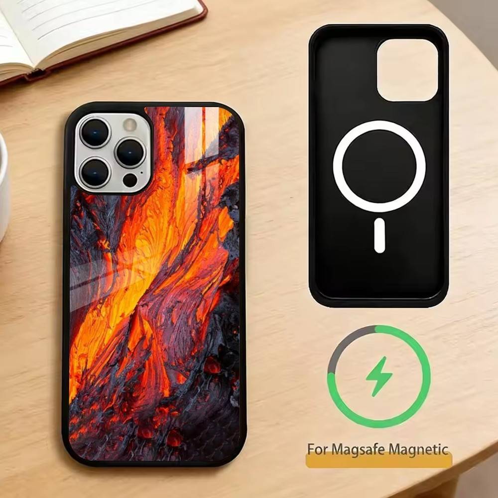 Volcano Phone Case For iPhone17,16,15,14,13,12,11 Plus,Pro Magnetic with Magsafe Wireless Charging iPhone17
Volcano Phone Case For iPhone17,16,15,14,13,12,11 Plus,Pro Magnetic with Magsafe Wireless Charging iPhone17