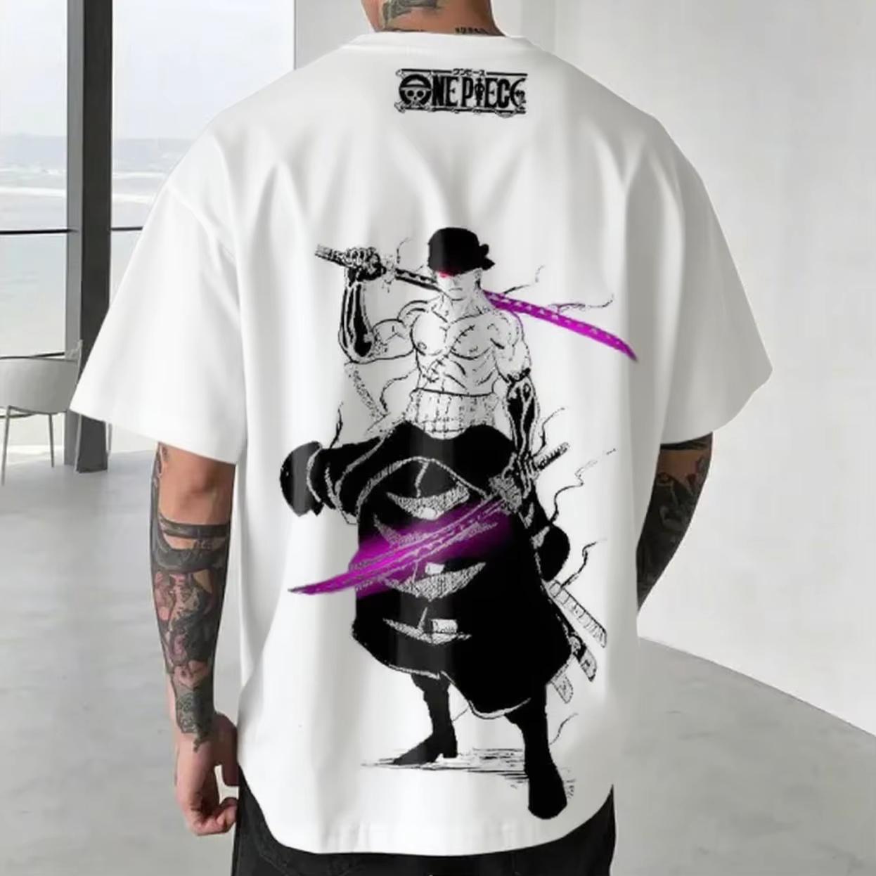 One Piece T-Shirt Men Summer Zoro Pirate Hunter Purple Haki Sword Graphic Short Sleeve Streetwear Loose Fit Anime Fan Top S разноцветный
One Piece T-Shirt Men Summer Zoro Pirate Hunter Purple Haki Sword Graphic Short Sleeve Streetwear Loose Fit Anime Fan Top S разноцветный