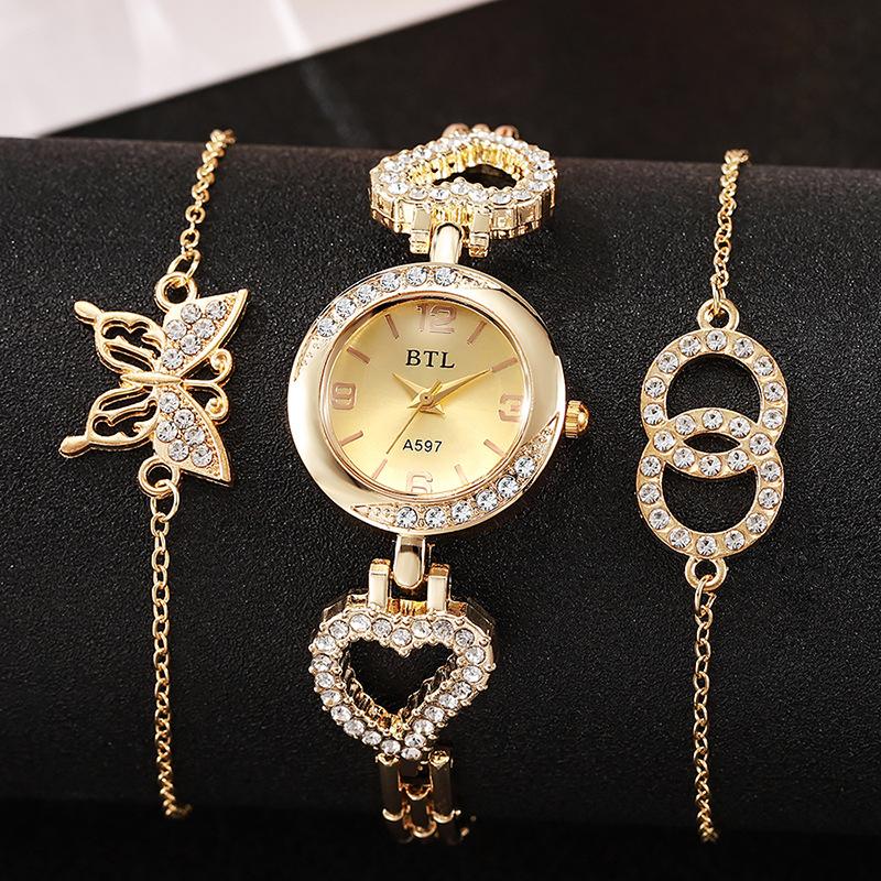 Women s quartz bracelet watch set fashion small dial watch accessories viral trends diamond-encrusted women s watches women s watches
Women s quartz bracelet watch set fashion small dial watch accessories viral trends diamond-encrusted women s watches women s watches