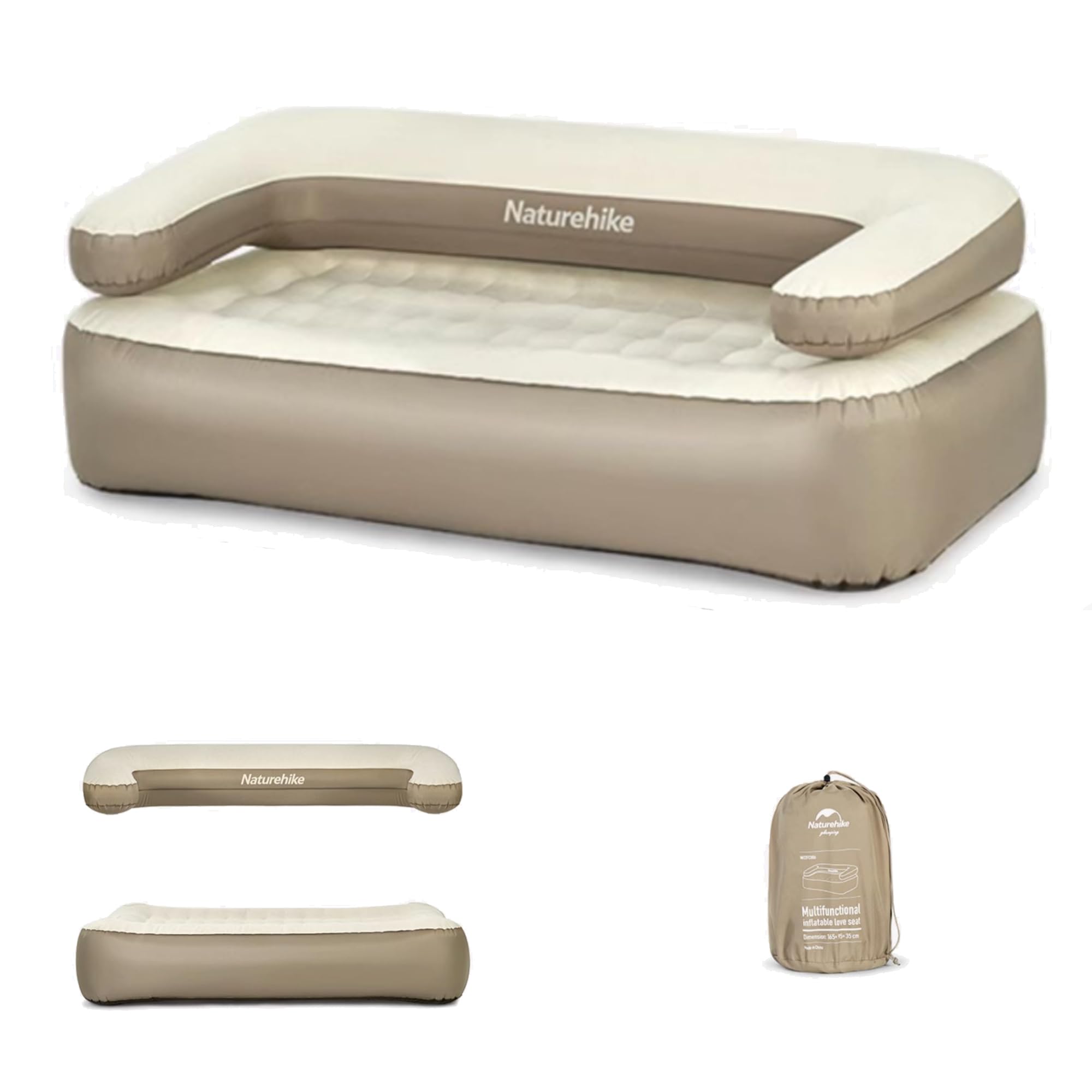 Naturehike Air Sofa Air 200kg load For Comes with a storage Convenient to Inflation Inflation Air Sofa Mattress Bed, capacity, Thickness 35cm, 1-2
Naturehike Air Sofa Air 200kg load For Comes with a storage Convenient to Inflation Inflation Air Sofa Mattress Bed, capacity, Thickness 35cm, 1-2