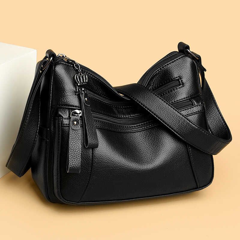 Women s Bag 2025 New Crossbody Bag Fashion All-Match Multi-Layer Large Capacity Genuine Leather Women s Middle-Aged Mom Shoulder Bag Black
Women s Bag 2025 New Crossbody Bag Fashion All-Match Multi-Layer Large Capacity Genuine Leather Women s Middle-Aged Mom Shoulder Bag Black