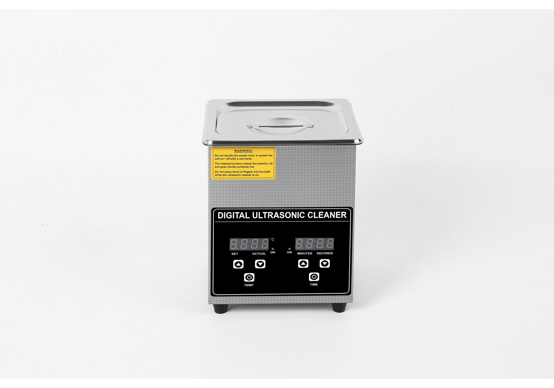 Stainless Steel Ultrasonic Jewelry and Dental Cleaner with Heating
Stainless Steel Ultrasonic Jewelry and Dental Cleaner with Heating