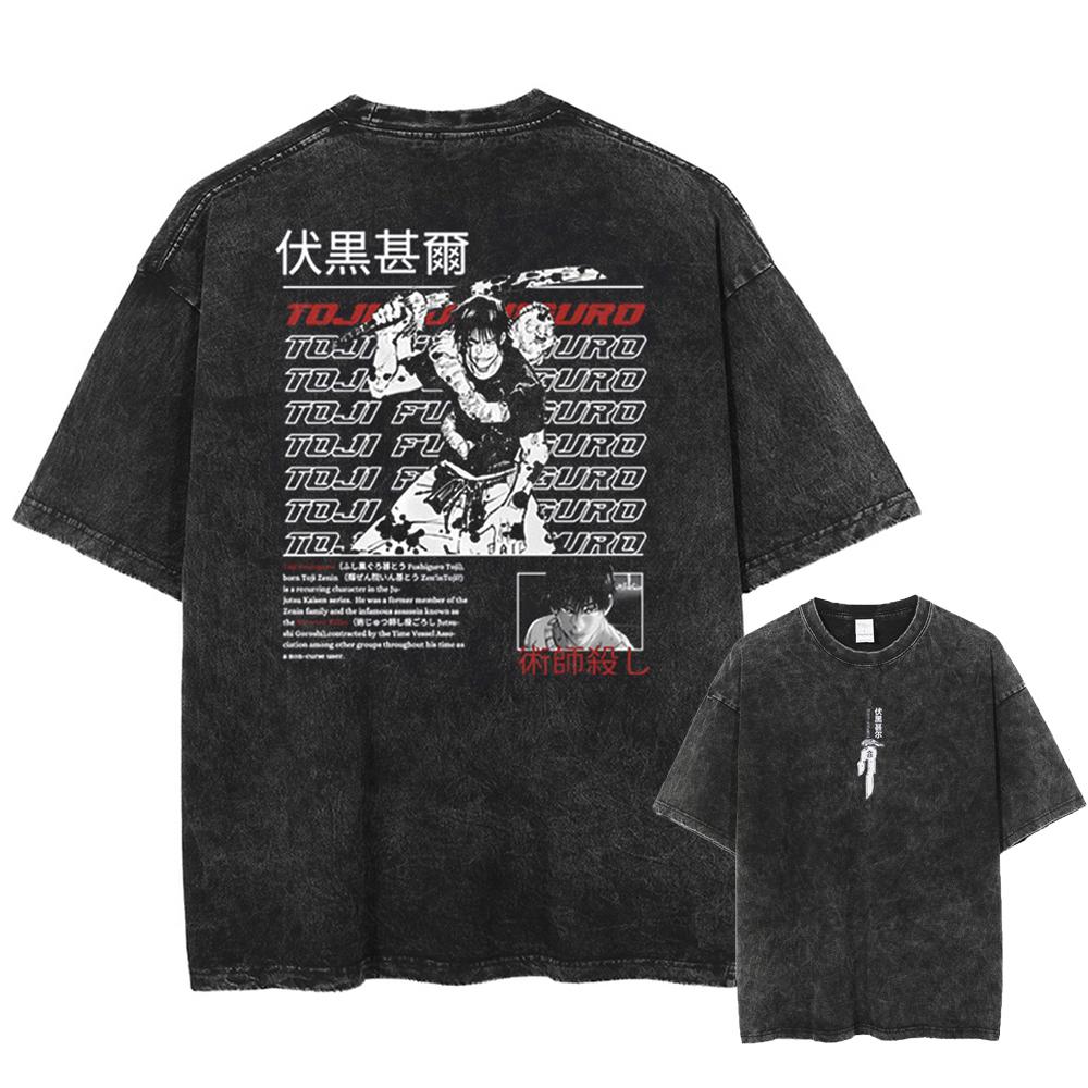 Anime Jujutsu Kaisen Fushiguro Toji Printed Tshirt Mens and Womens Washed Tshirt High Quality Vintage Tshirt Tops M
Anime Jujutsu Kaisen Fushiguro Toji Printed Tshirt Mens and Womens Washed Tshirt High Quality Vintage Tshirt Tops M