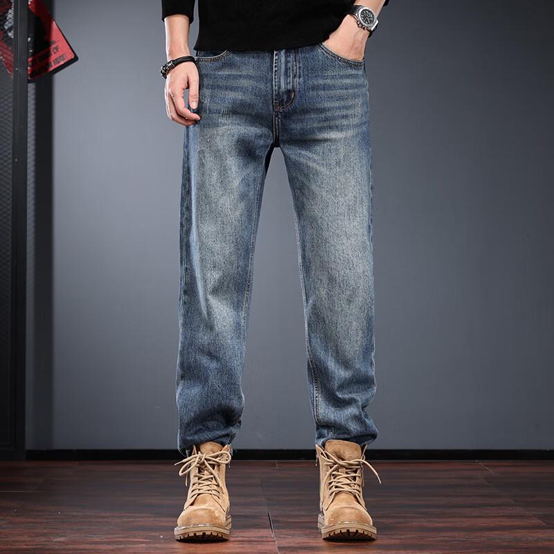 Jieleinuo Men s American Retro Washed Straight-Leg Denim Jeans 40
Jieleinuo Men s American Retro Washed Straight-Leg Denim Jeans 40