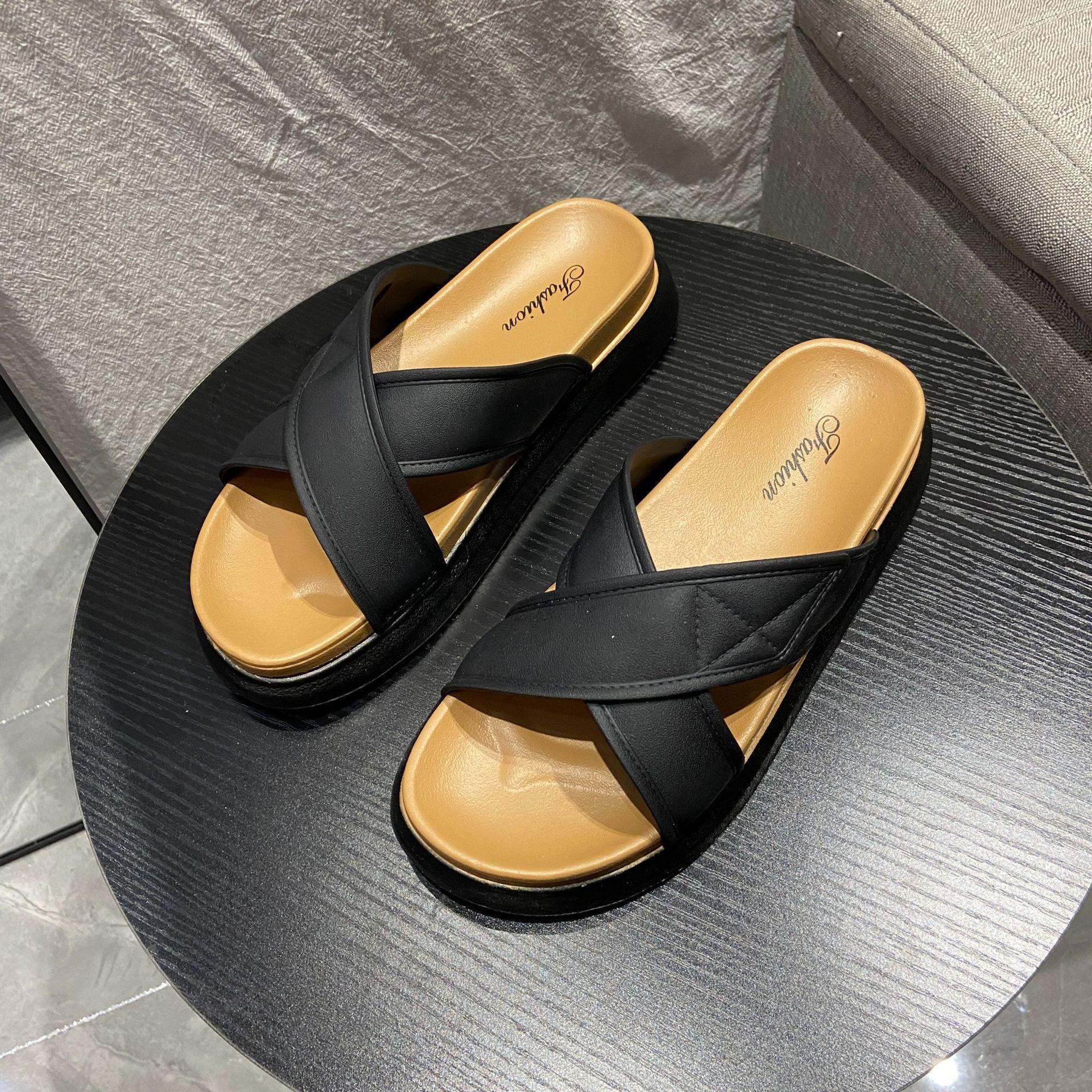 Летние новые женские тапочки на платформе, классные тапочки, модная повседневная одежда, женские сандалии с одним словом 35 чёрный
Летние новые женские тапочки на платформе, классные тапочки, модная повседневная одежда, женские сандалии с одним словом 35 чёрный