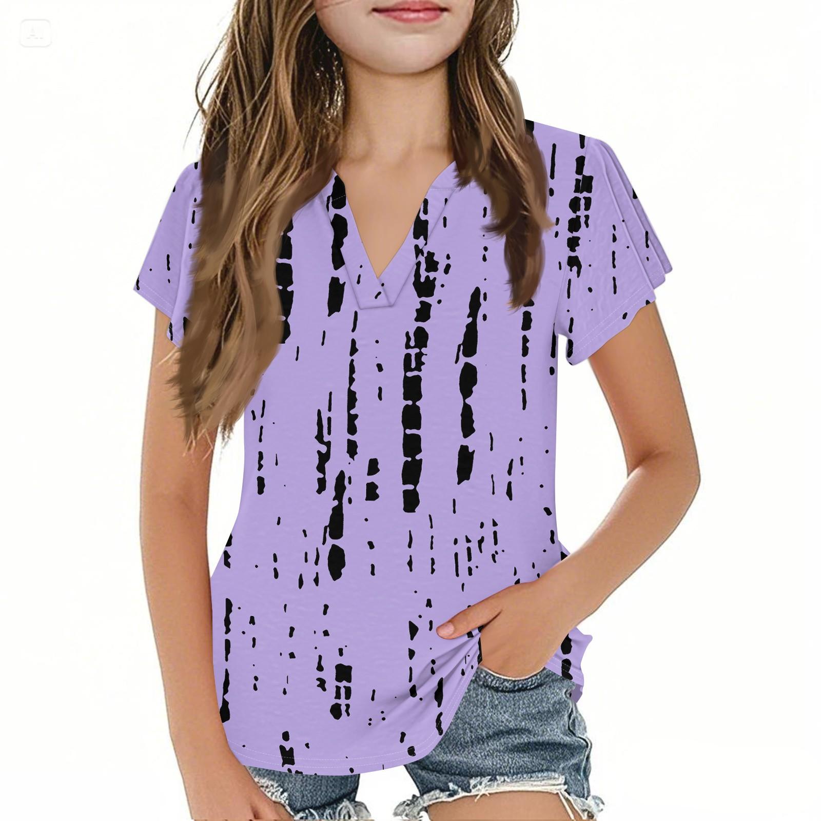 Летний детский милый и повседневный модный топ с короткими рукавами и V-образным вырезом в полоску для девочек 150
Летний детский милый и повседневный модный топ с короткими рукавами и V-образным вырезом в полоску для девочек 150