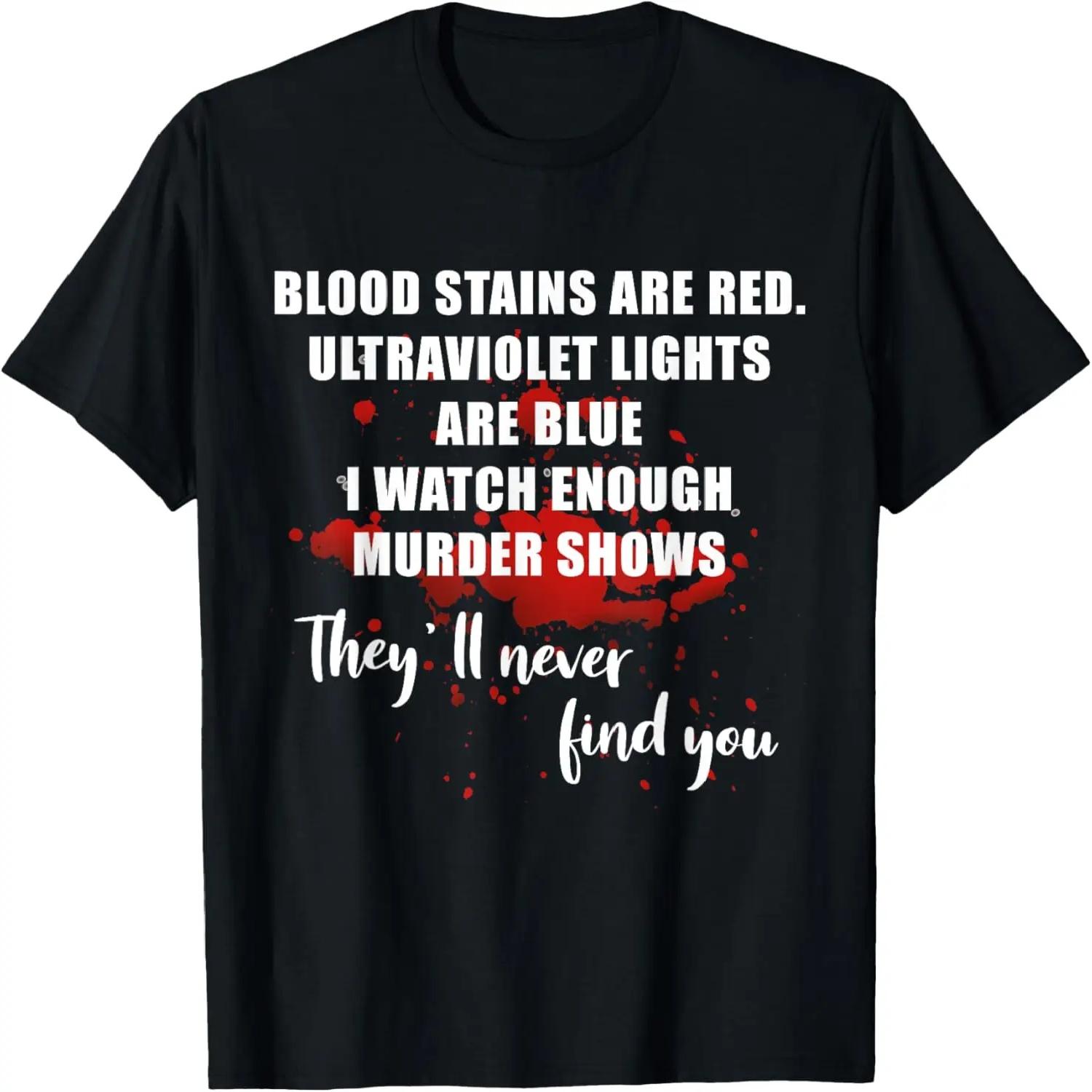 Blood Stains Are Red Ultraviolet Lights Are Blue Men & Women T-Shirt XXXXXL чорний
Blood Stains Are Red Ultraviolet Lights Are Blue Men & Women T-Shirt XXXXXL чорний