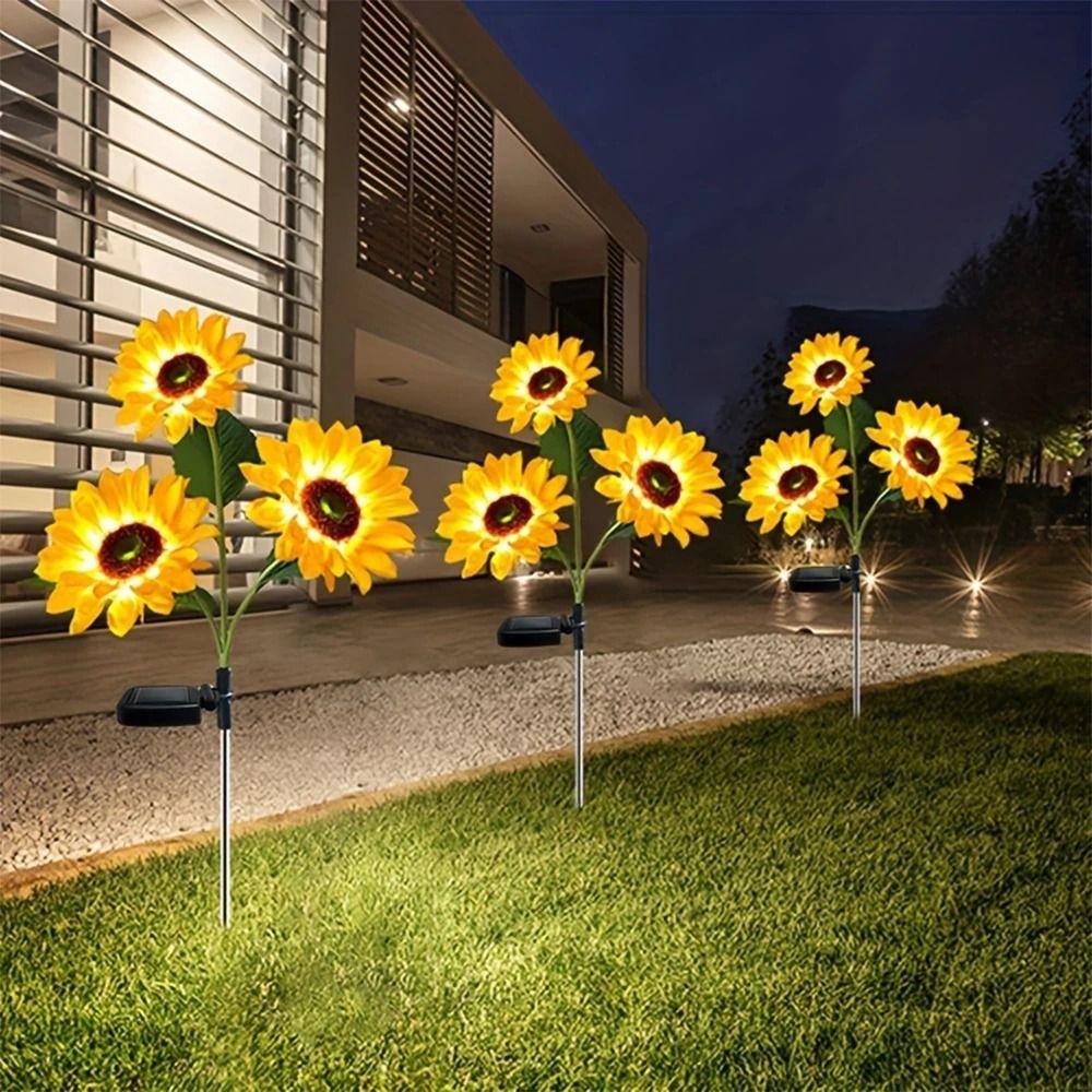 Simulation LED Solar Sunflower Lights Artificial Landscape Lamp Flower Light Garden 1 Head
Simulation LED Solar Sunflower Lights Artificial Landscape Lamp Flower Light Garden 1 Head