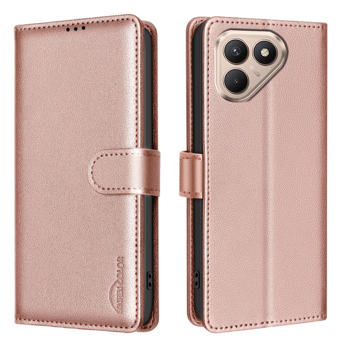 For TECNO Pova 7 Pro 5G Leather Case BINFEN COLOR BF32 Wallet RFID Blocking Phone Cover Rose Gold
For TECNO Pova 7 Pro 5G Leather Case BINFEN COLOR BF32 Wallet RFID Blocking Phone Cover Rose Gold