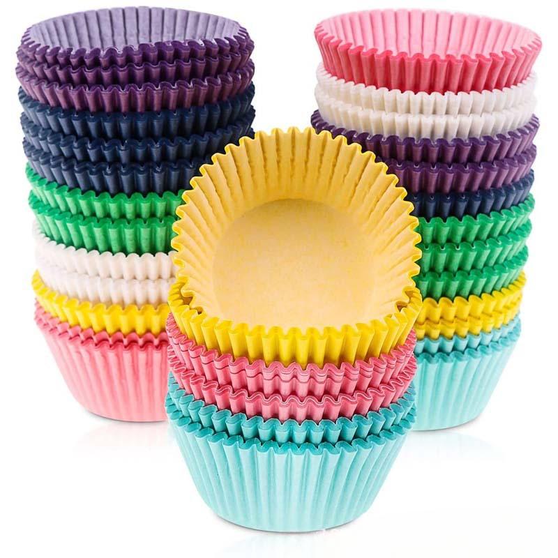 100pcs Multi-color Paper Cupcake Liners Solid Color Paper Baking Cups
100pcs Multi-color Paper Cupcake Liners Solid Color Paper Baking Cups