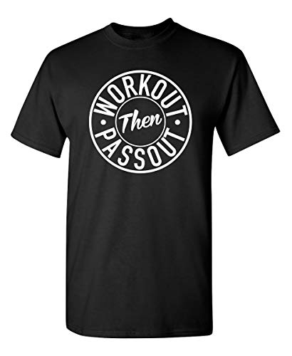 Workout Then Passout Graphic Novelty Sarcastic Funny T Shirt Cotton Vintage Tees Shirt 3XL чорний
Workout Then Passout Graphic Novelty Sarcastic Funny T Shirt Cotton Vintage Tees Shirt 3XL чорний