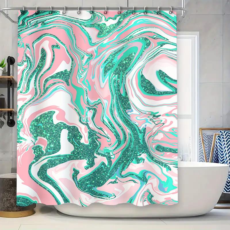 Marble Pattern Shower Curtain Pink Green White Modern Decorative Waterproof Bath Liner For Home Bathroom Accessories W60H190(CM)-1 Pcs
Marble Pattern Shower Curtain Pink Green White Modern Decorative Waterproof Bath Liner For Home Bathroom Accessories W60H190(CM)-1 Pcs