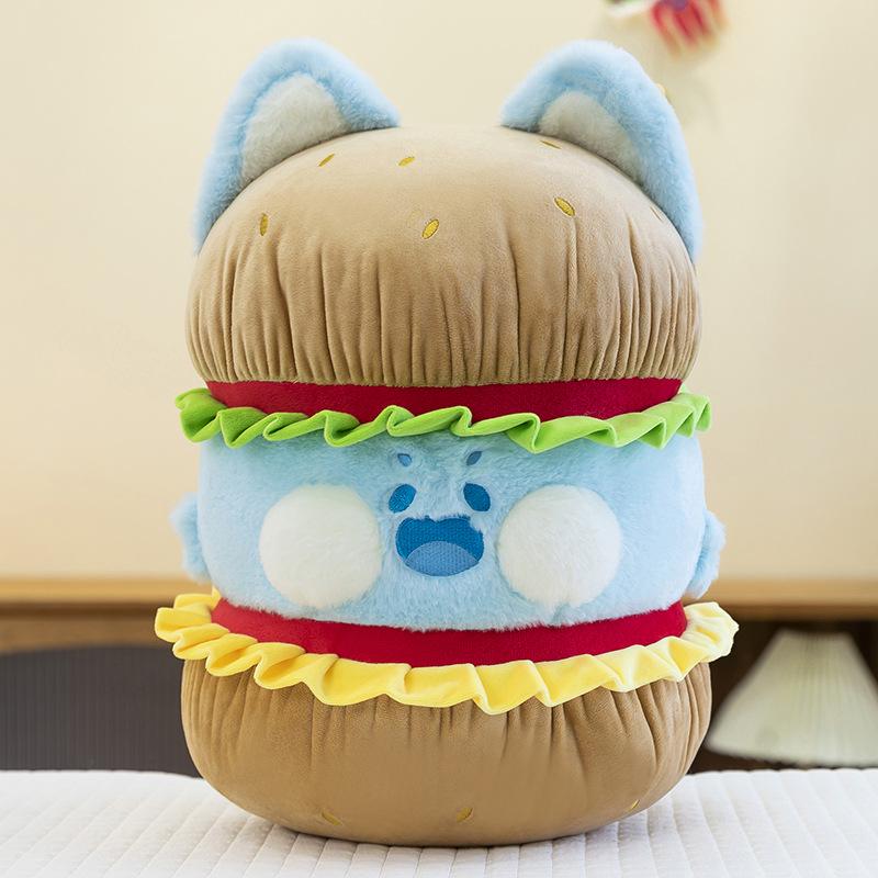 Adorable Dudu Cat Hamburger Plush Toy - Creative Cat Doll Children s Companion Gift 45cm 0.8kg
Adorable Dudu Cat Hamburger Plush Toy - Creative Cat Doll Children s Companion Gift 45cm 0.8kg