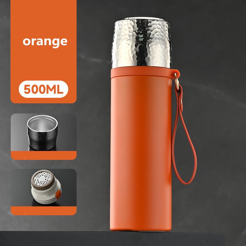 Double-Walled Insulated Stainless Steel Water Bottle Thermal Vacuum Flask with Tea Infuser Beverage Coffee Container 316 Steel 401-500ml помаранчевий
Double-Walled Insulated Stainless Steel Water Bottle Thermal Vacuum Flask with Tea Infuser Beverage Coffee Container 316 Steel 401-500ml помаранчевий