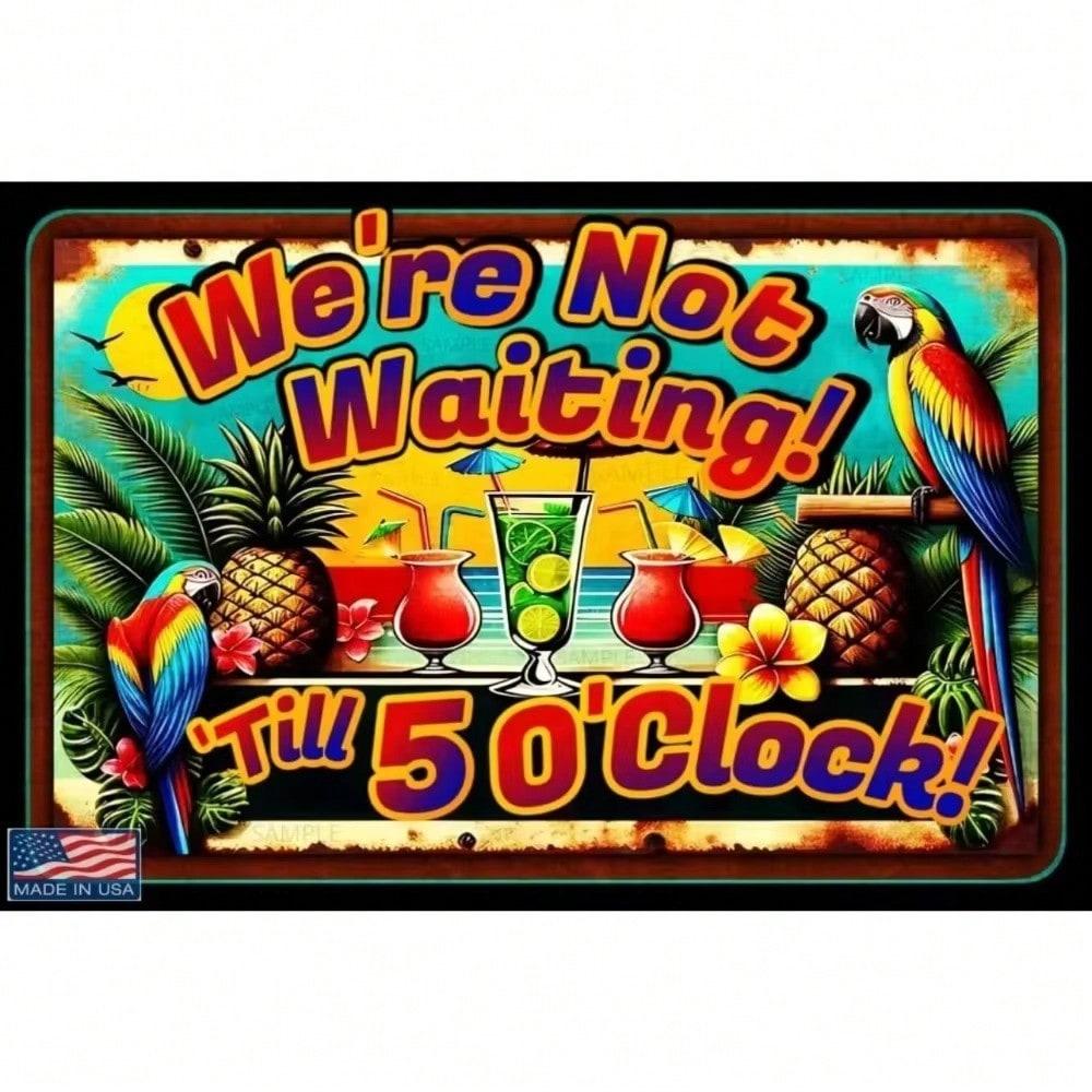 Distinctive Metal Tiki Sign USA Made Patio Pool Decor 5 Oclock Somewhere Character 20x30 різнокольоровий
Distinctive Metal Tiki Sign USA Made Patio Pool Decor 5 Oclock Somewhere Character 20x30 різнокольоровий
