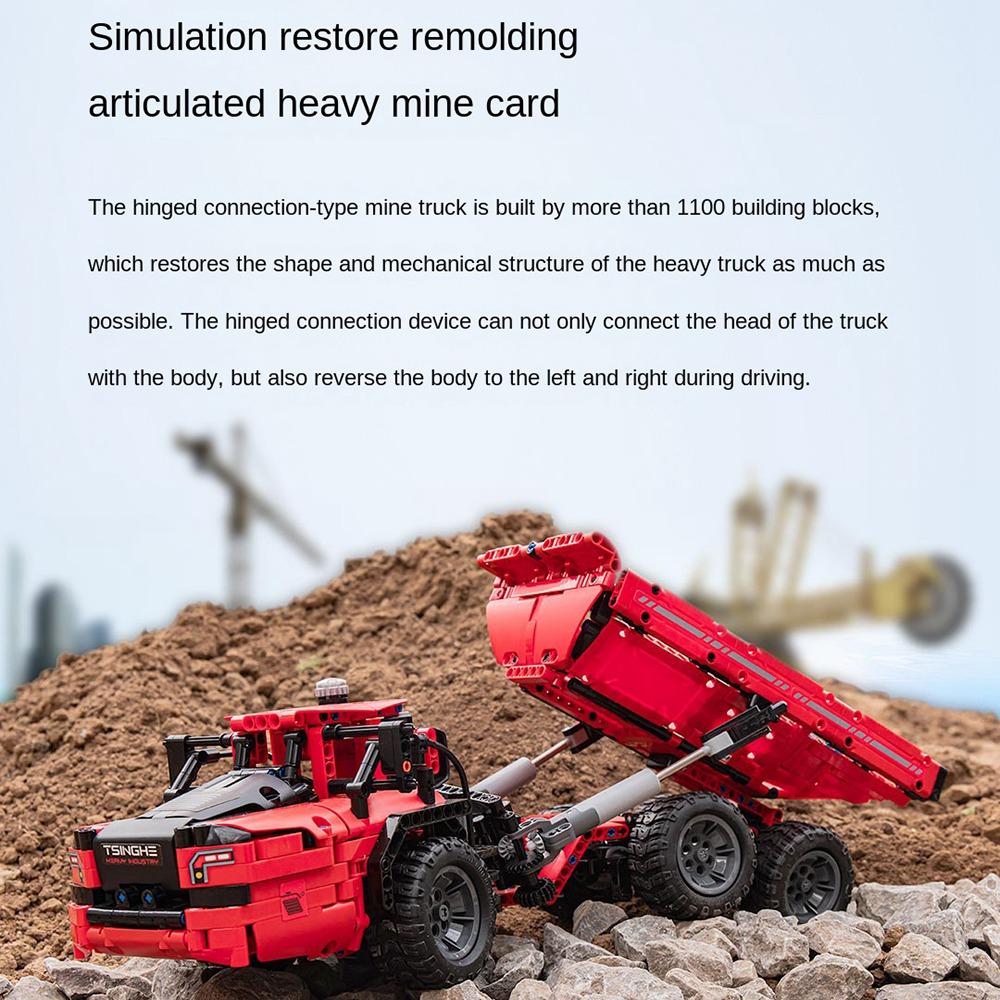 XIAOMIYOUPIN ONEBOT OBLKSC59AIQI Articulated Truck Building Block Set DIY Vehicle Bricks Assembly Model Kit for Kids Adults Type A
XIAOMIYOUPIN ONEBOT OBLKSC59AIQI Articulated Truck Building Block Set DIY Vehicle Bricks Assembly Model Kit for Kids Adults Type A