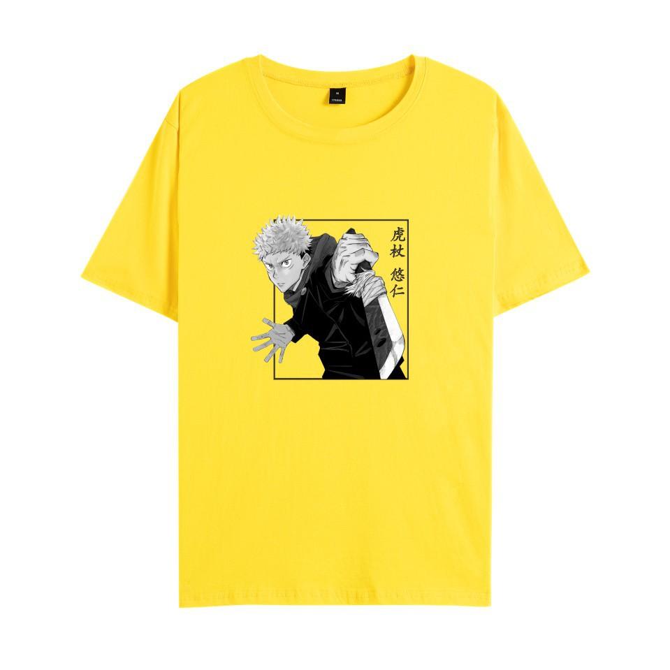 Men T-shirt Fashion Jujutsu Kaisen Printed Women T-shirts Tee Shirt Summer Casual Short Sleeve Tops XXS жовтий
Men T-shirt Fashion Jujutsu Kaisen Printed Women T-shirts Tee Shirt Summer Casual Short Sleeve Tops XXS жовтий