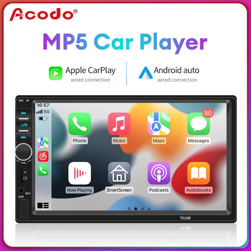 Acodo 2din Stereo 7inch Wired Carplay Radio Touch Screen Automotive Multimedia Bluetooth USB TF FM Radio Autoradio MP5 Player
Acodo 2din Stereo 7inch Wired Carplay Radio Touch Screen Automotive Multimedia Bluetooth USB TF FM Radio Autoradio MP5 Player