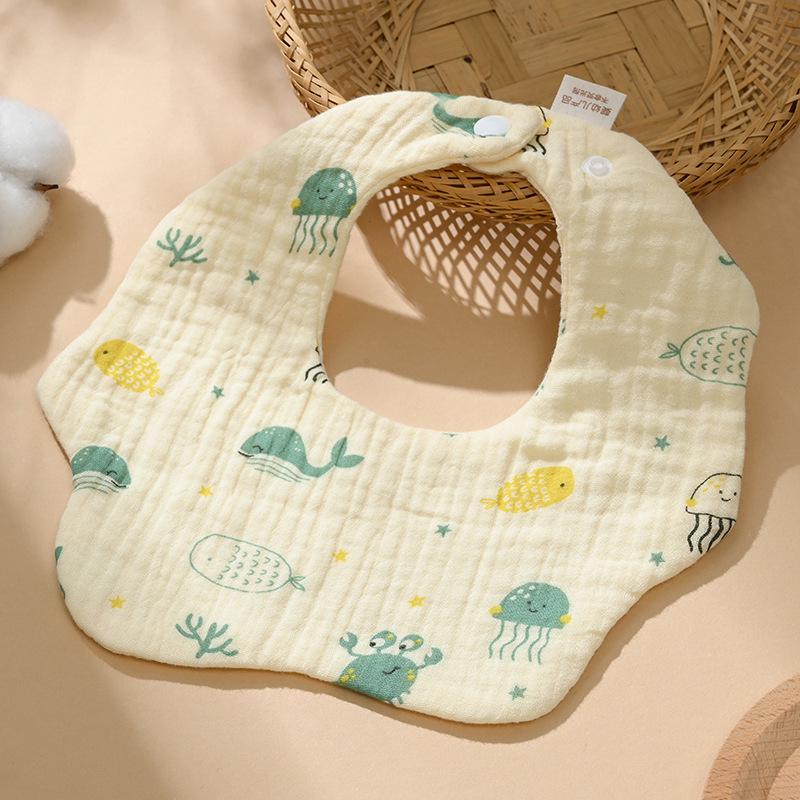 Мягкий шестислойный детский слюнявчик из чистого хлопка - Марлевое полотенце для новорожденного
Мягкий шестислойный детский слюнявчик из чистого хлопка - Марлевое полотенце для новорожденного