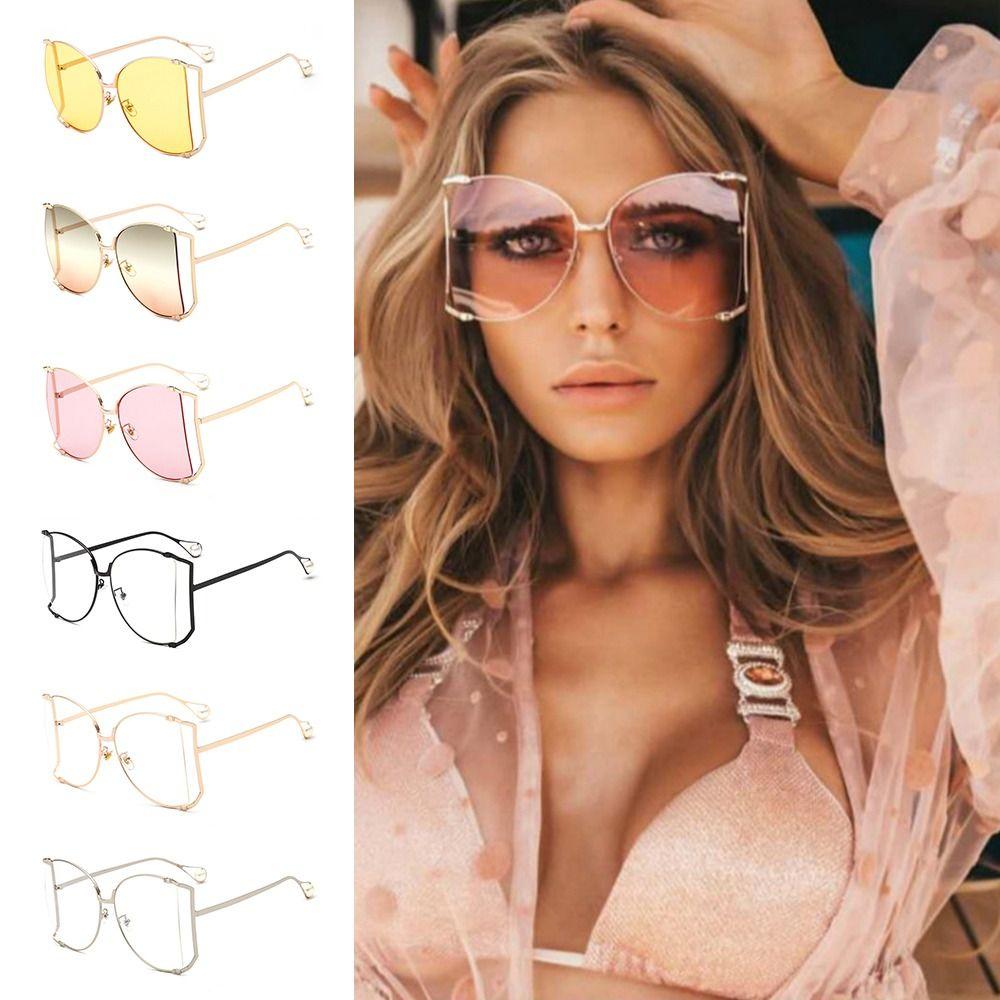 Street Shooting Oversized Sunglasses Trendy Pearl Design Sun Glasses Cycling/Driving/Fishing C10
Street Shooting Oversized Sunglasses Trendy Pearl Design Sun Glasses Cycling/Driving/Fishing C10