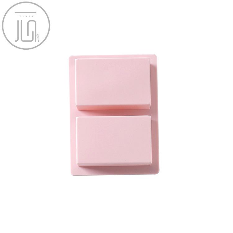 Силиконовая форма для торта 8*5*3,2 см, прямая боковая форма кирпича, инструменты для выпечки, форма для мыла ручной работы розовый