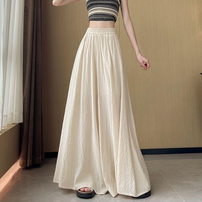 Women s High-Waisted Ice Silk Wide-Leg Pants - Summer, Floor-Length, Loose Fit S (80-100 lbs recommended)
Women s High-Waisted Ice Silk Wide-Leg Pants - Summer, Floor-Length, Loose Fit S (80-100 lbs recommended)