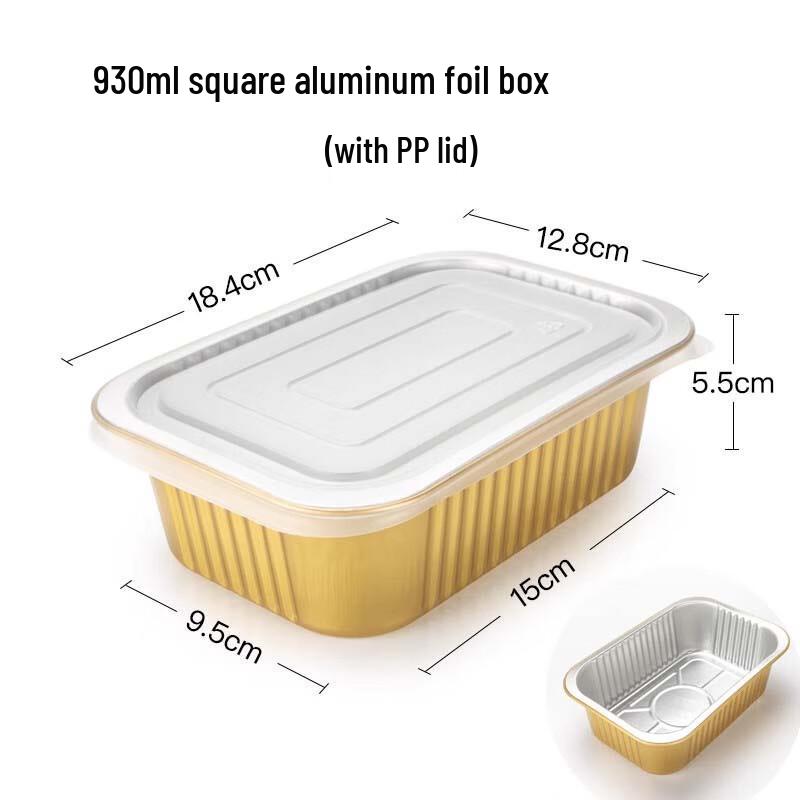 Одноразовый прямоугольный алюминиевый контейнер для еды SaintBlee с крышкой из полипропилена
Одноразовый прямоугольный алюминиевый контейнер для еды SaintBlee с крышкой из полипропилена