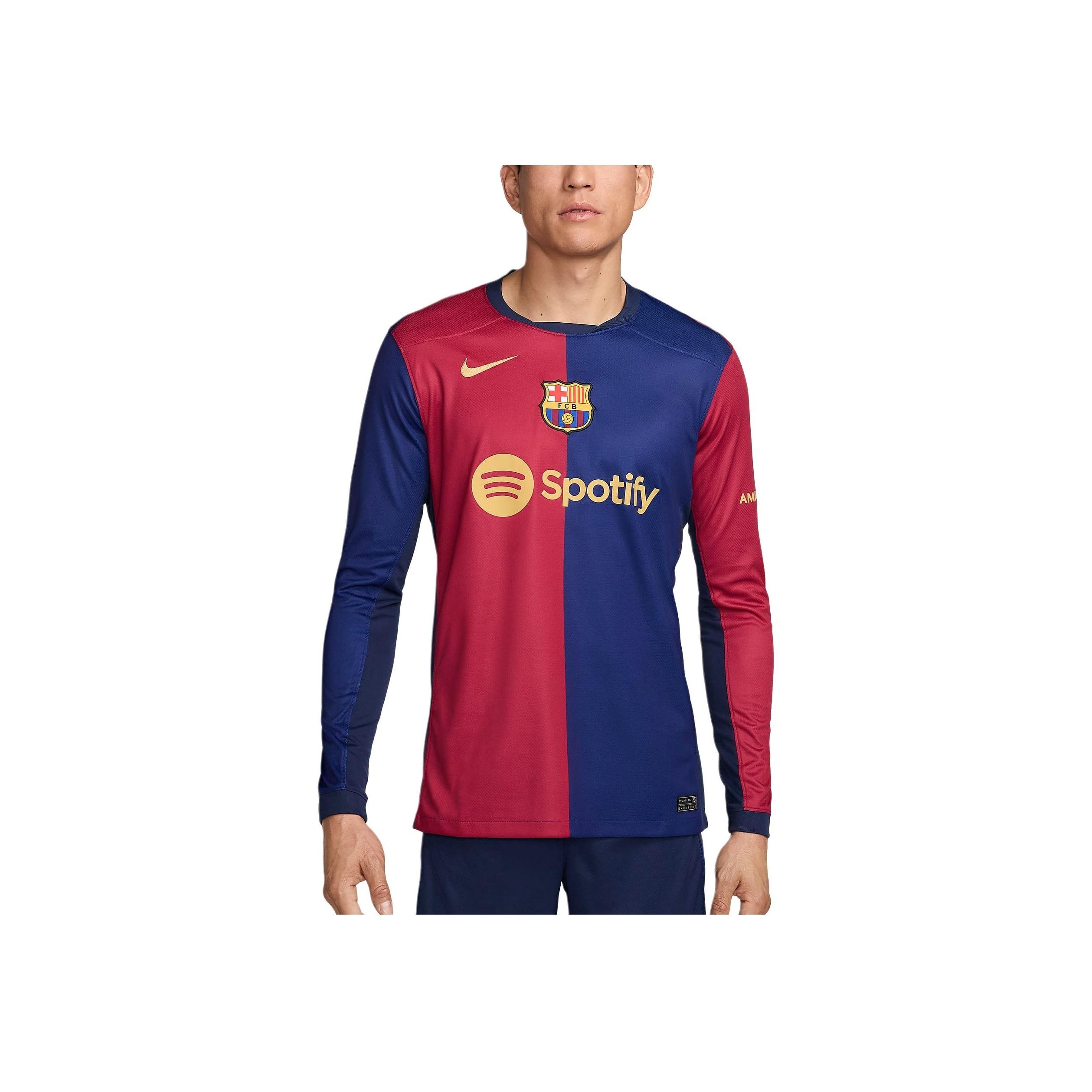 Новая мужская реплика домашней стадионной футболки Nike ФК Барселона 2024/25 с длинным рукавом Nike Dri FIT для футбола FN8806-456 L (12–14)
Новая мужская реплика домашней стадионной футболки Nike ФК Барселона 2024/25 с длинным рукавом Nike Dri FIT для футбола FN8806-456 L (12–14)