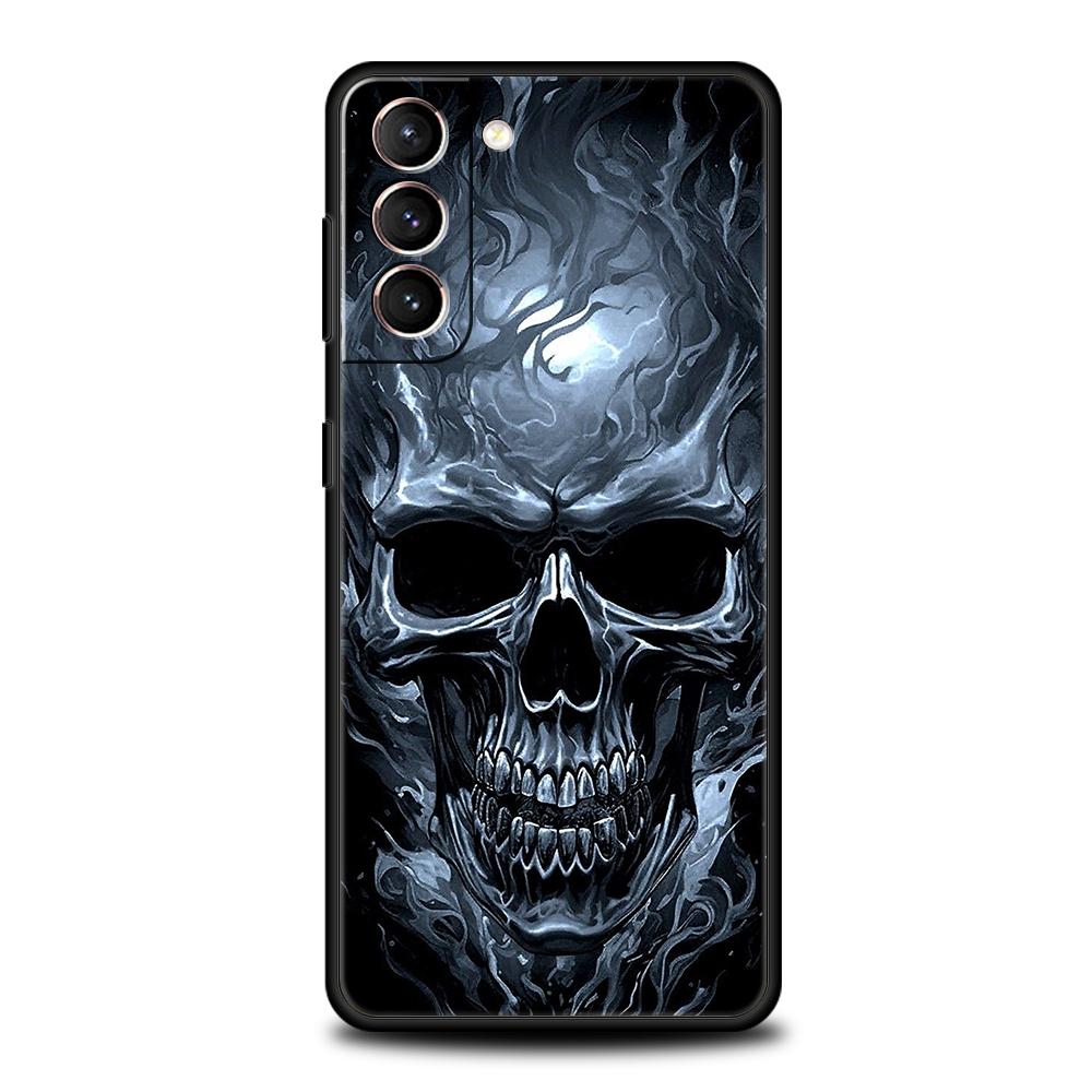 Terror Black Skull Phone Case for Samsung Galaxy S25 S24 S23 S22 S20 S21 FE Ultra S10 S10E S9 Plus 5G Soft TPU Cover Capas Bags Samsung S25
Terror Black Skull Phone Case for Samsung Galaxy S25 S24 S23 S22 S20 S21 FE Ultra S10 S10E S9 Plus 5G Soft TPU Cover Capas Bags Samsung S25