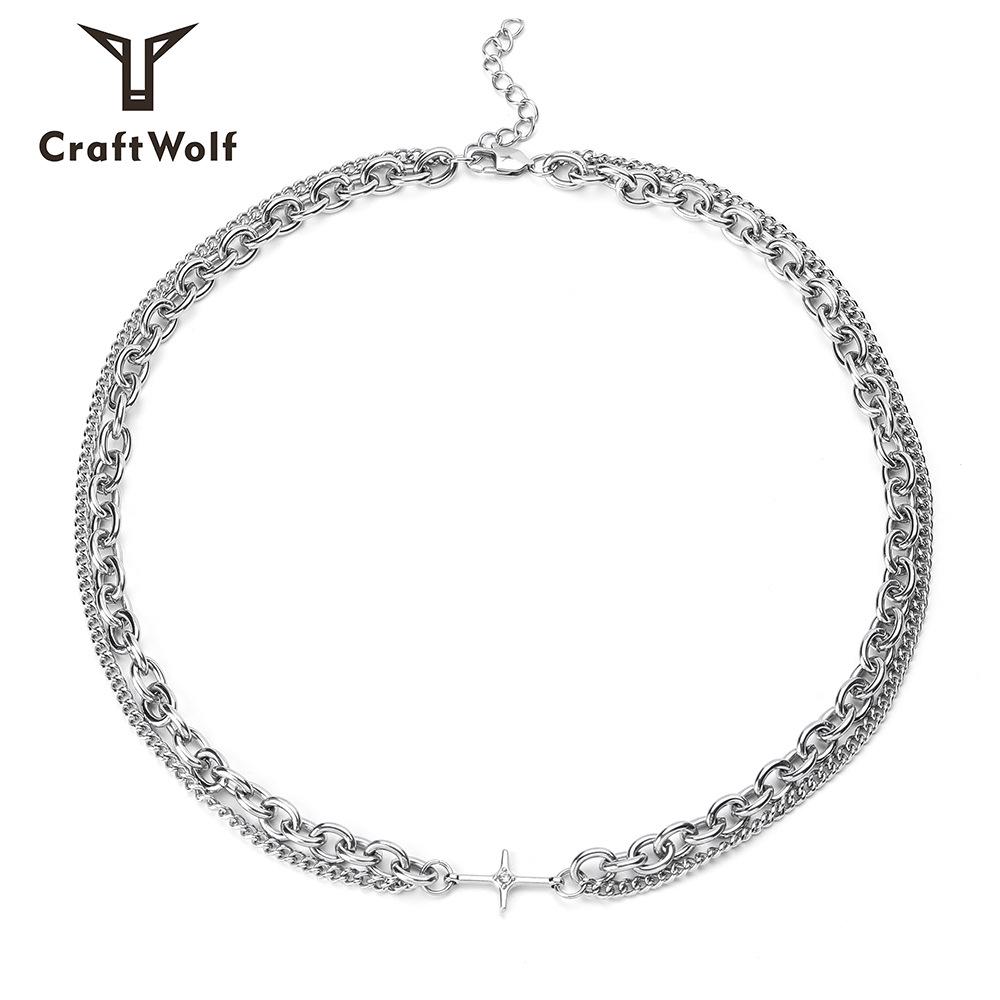 Minimalist Layered Titanium Steel Clavicle Necklace - Light Luxury Jewelry for Couples and Women
Minimalist Layered Titanium Steel Clavicle Necklace - Light Luxury Jewelry for Couples and Women