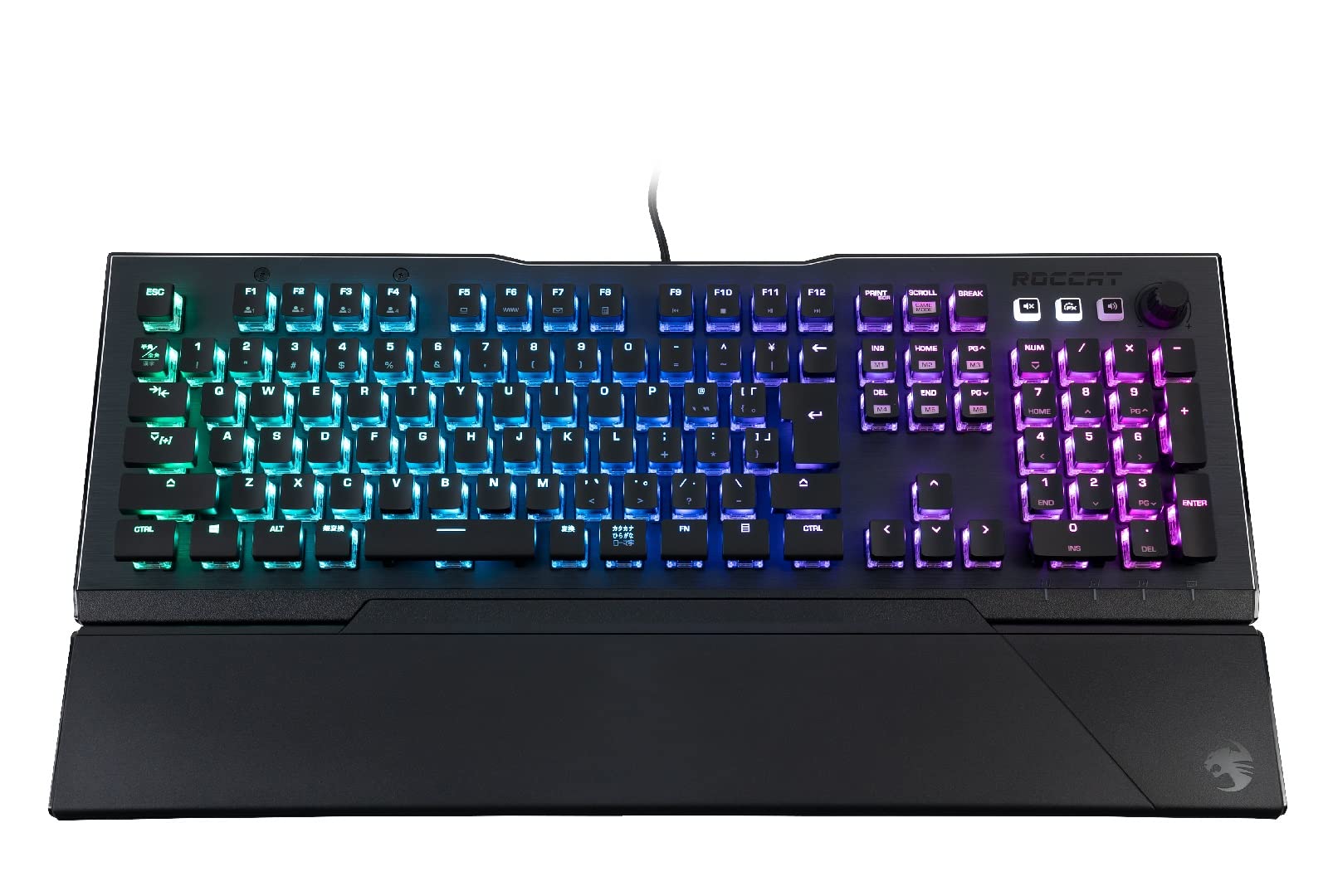 ROCCAT USB Vulcan 121 AIMO RGB Mechanical Gaming Keyboard JP Japanese Layout Model Quiet Linear (Red Axis Equivalent) () German Design & Engineering
ROCCAT USB Vulcan 121 AIMO RGB Mechanical Gaming Keyboard JP Japanese Layout Model Quiet Linear (Red Axis Equivalent) () German Design & Engineering