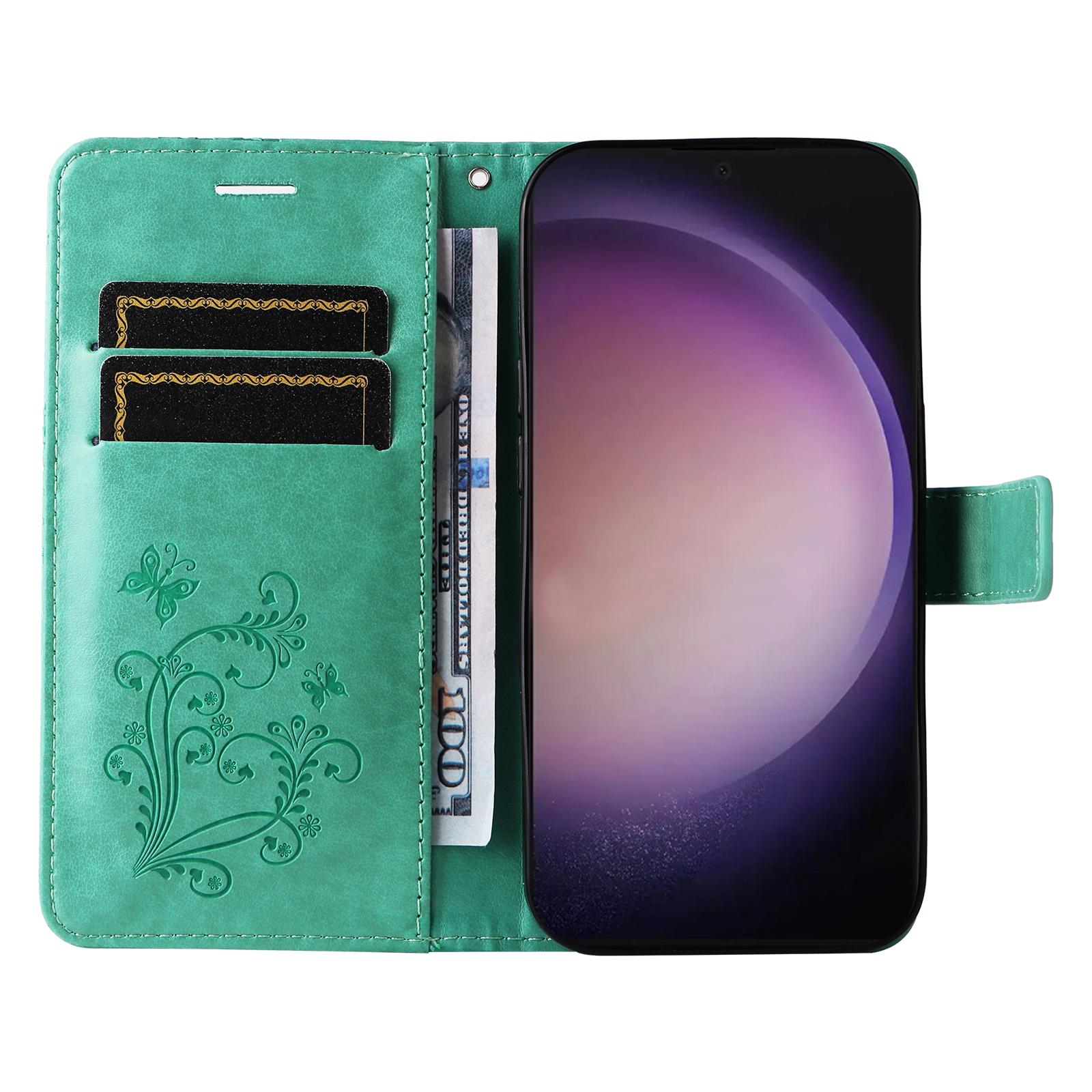For Samsung Galaxy S24 Ultra Wallet Case Floral Butterfly Imprinted Leather Phone Cover Stand Green
For Samsung Galaxy S24 Ultra Wallet Case Floral Butterfly Imprinted Leather Phone Cover Stand Green