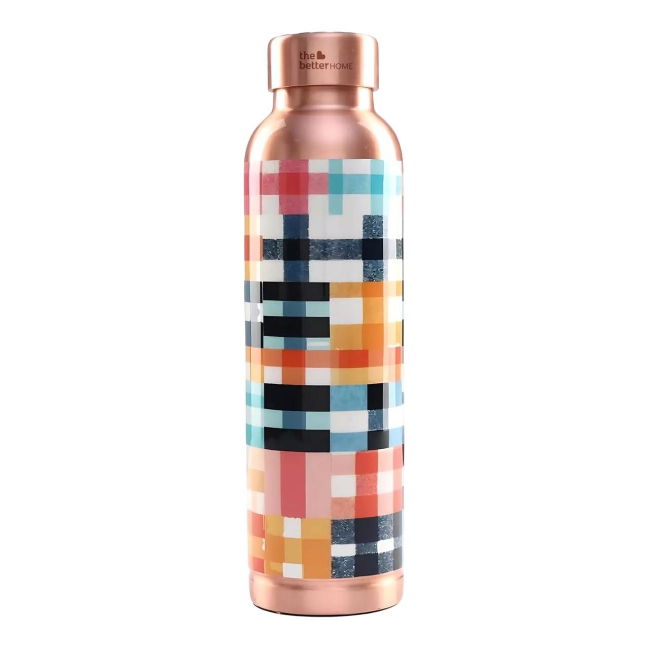 Медная бутылка с принтом Пэчворк (950 мл), Copper Water Bottle Patchwork, The Better Home
Медная бутылка с принтом Пэчворк (950 мл), Copper Water Bottle Patchwork, The Better Home