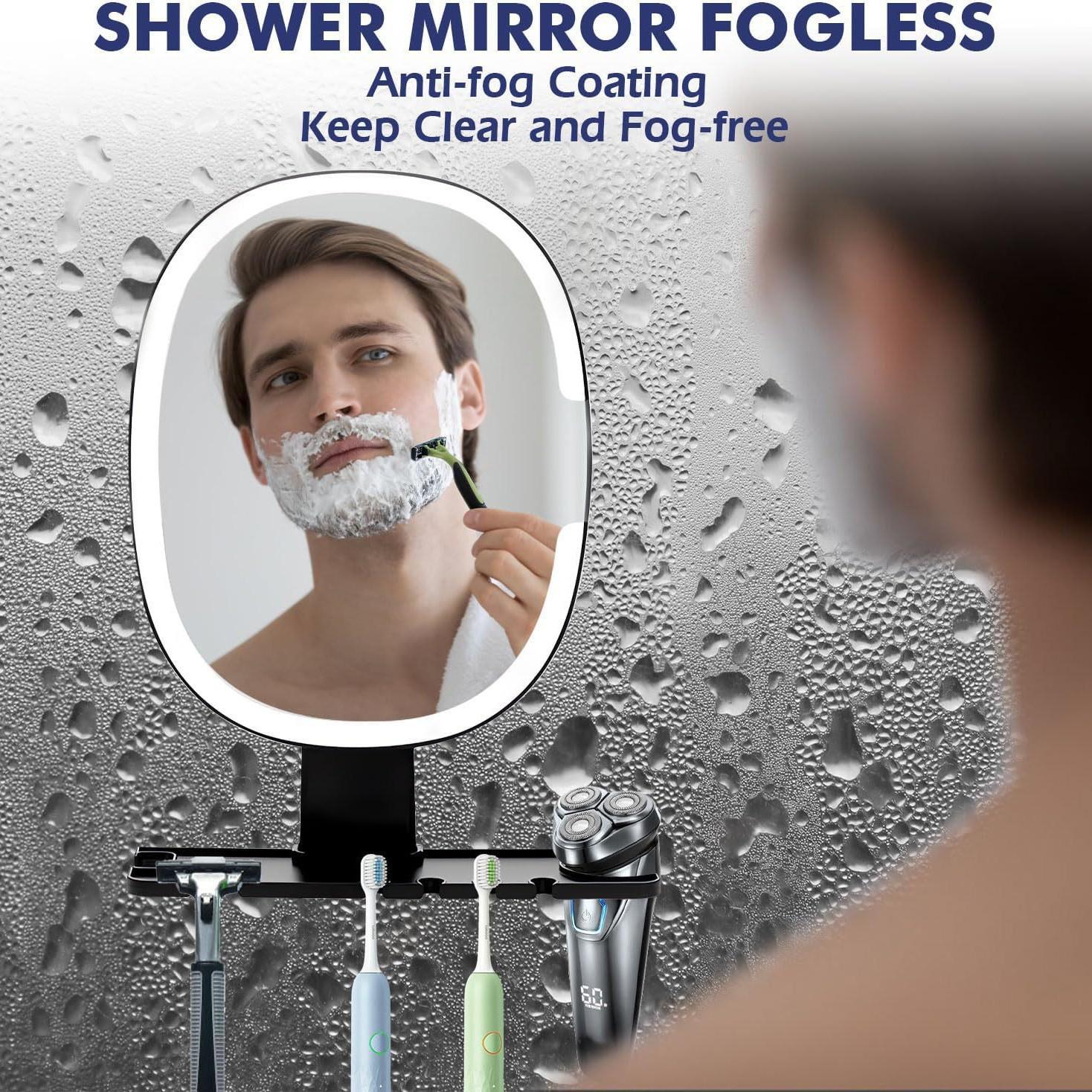 Fog-Free Shaving and Makeup Mirror with Storage Basic without Light
Fog-Free Shaving and Makeup Mirror with Storage Basic without Light