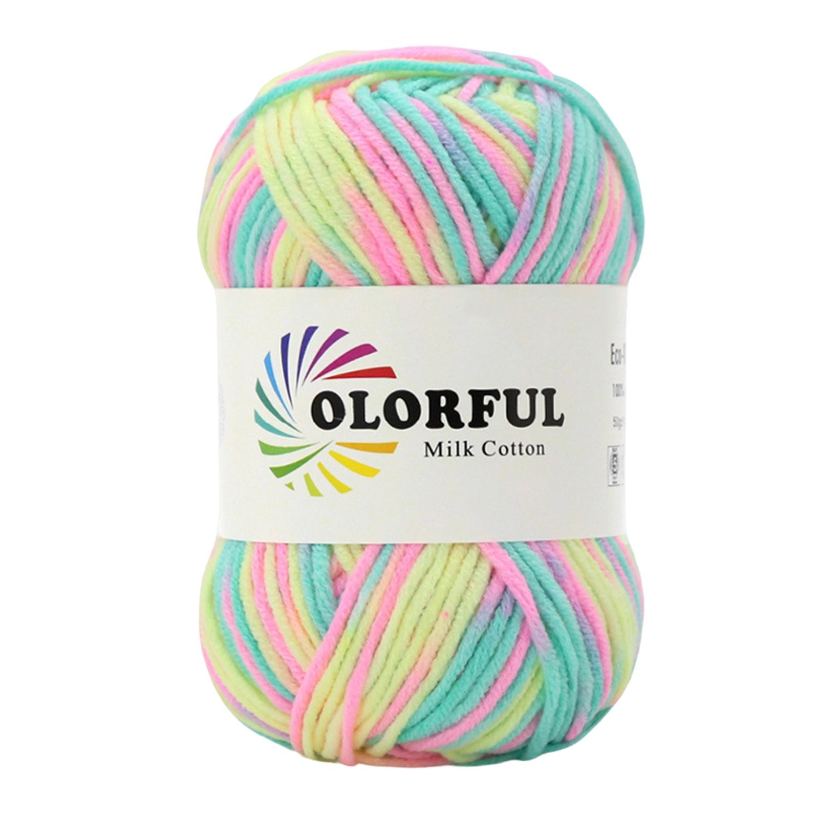 Colorful Hand Knitting 50g Knitting Crochet Milk Soft Baby Cotton Wool Yarn One Size
Colorful Hand Knitting 50g Knitting Crochet Milk Soft Baby Cotton Wool Yarn One Size