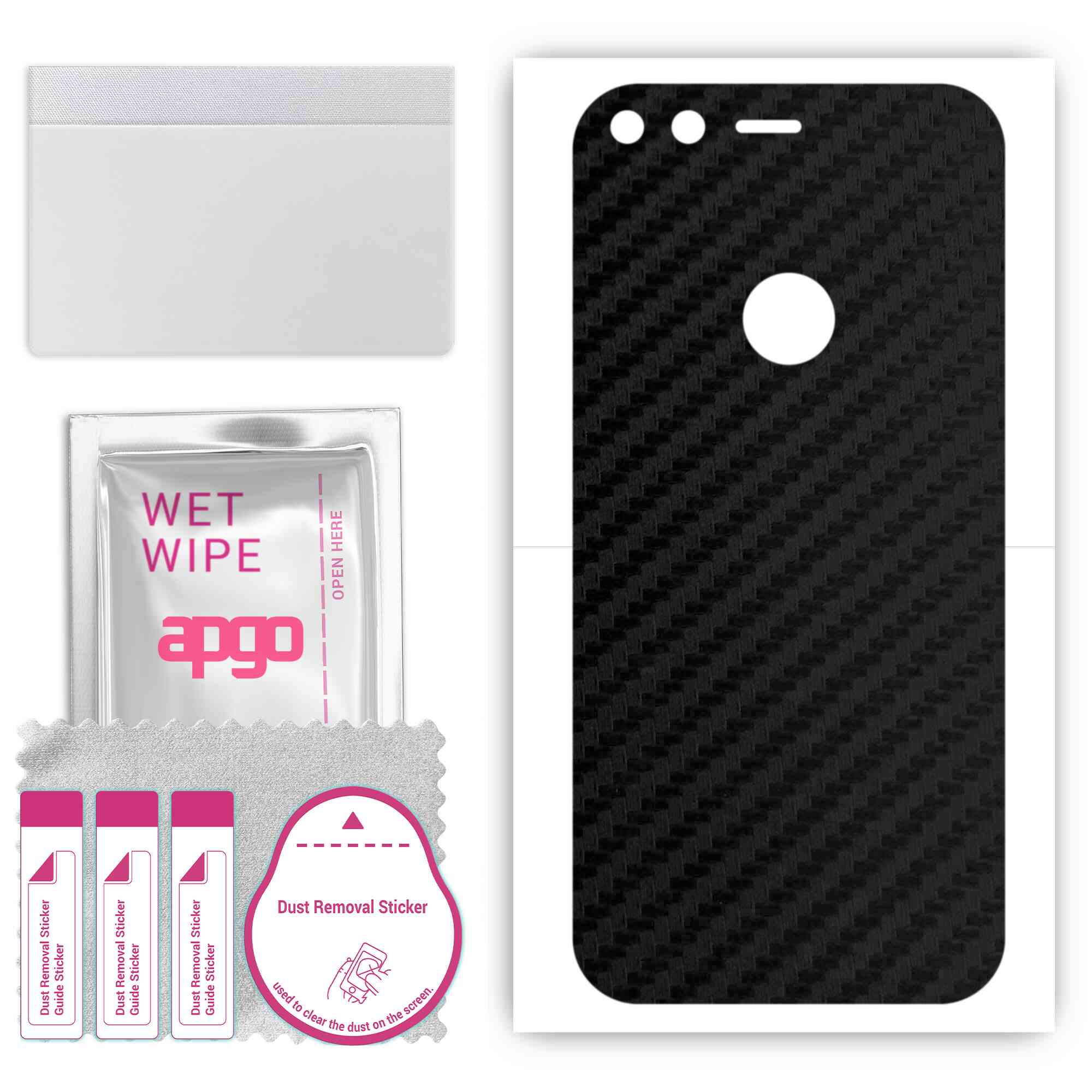 apgo Protective Skin Sticker for the back compatible with Google Pixel, Wrap Film, Foil, Vinyl - Pattern Carbon Black
apgo Protective Skin Sticker for the back compatible with Google Pixel, Wrap Film, Foil, Vinyl - Pattern Carbon Black