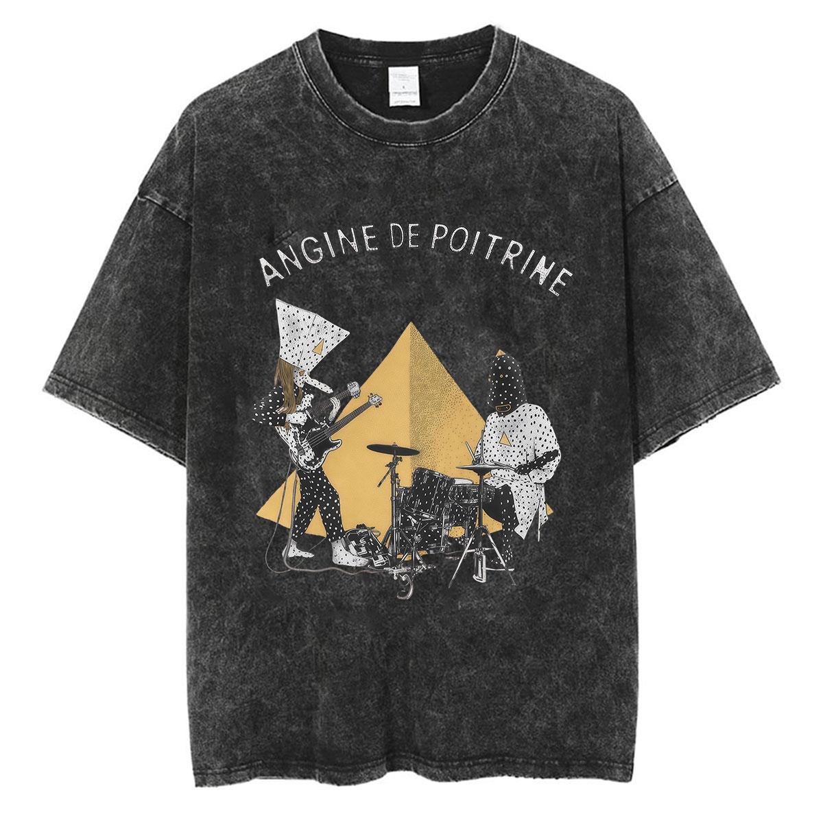Vintage Washed Angine De Poitrine Merch T Shirts Mens Rock Band Hip Hop Short Sleeve Tshirt Unisex Gothic Clothing Tshirt S
Vintage Washed Angine De Poitrine Merch T Shirts Mens Rock Band Hip Hop Short Sleeve Tshirt Unisex Gothic Clothing Tshirt S