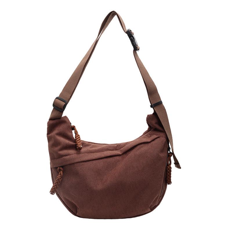 Dumpling Bag Women s Crossbody: Large Capacity 2025 Corduroy Casual Japanese Shoulder Bag 37cm width, 28cm height, 9cm depth коричневий
Dumpling Bag Women s Crossbody: Large Capacity 2025 Corduroy Casual Japanese Shoulder Bag 37cm width, 28cm height, 9cm depth коричневий