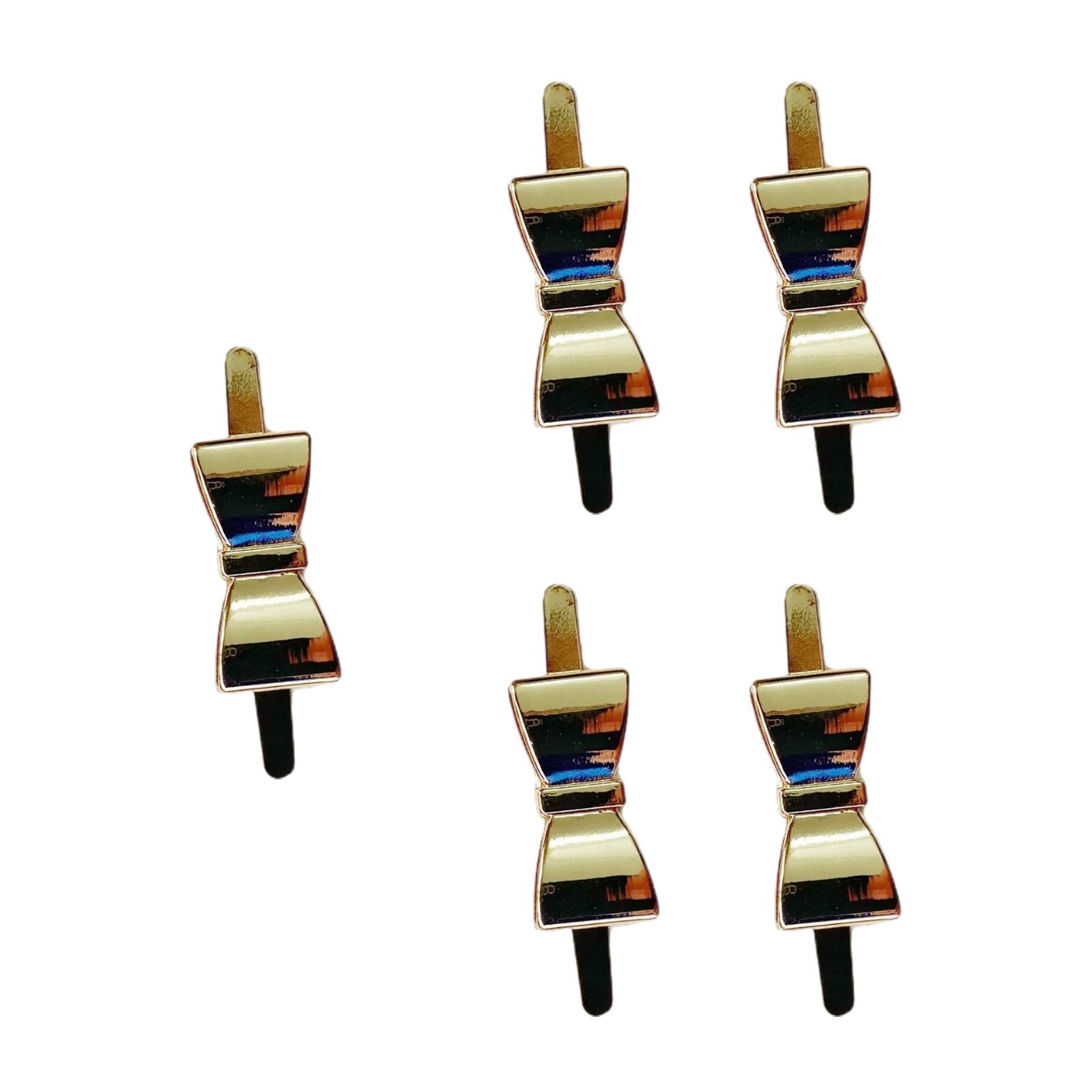 5 шт. Элегантные металлические аксессуары для сумок и рюкзаков с дизайном бантов, гладкой поверхностью и легкой установкой
5 шт. Элегантные металлические аксессуары для сумок и рюкзаков с дизайном бантов, гладкой поверхностью и легкой установкой