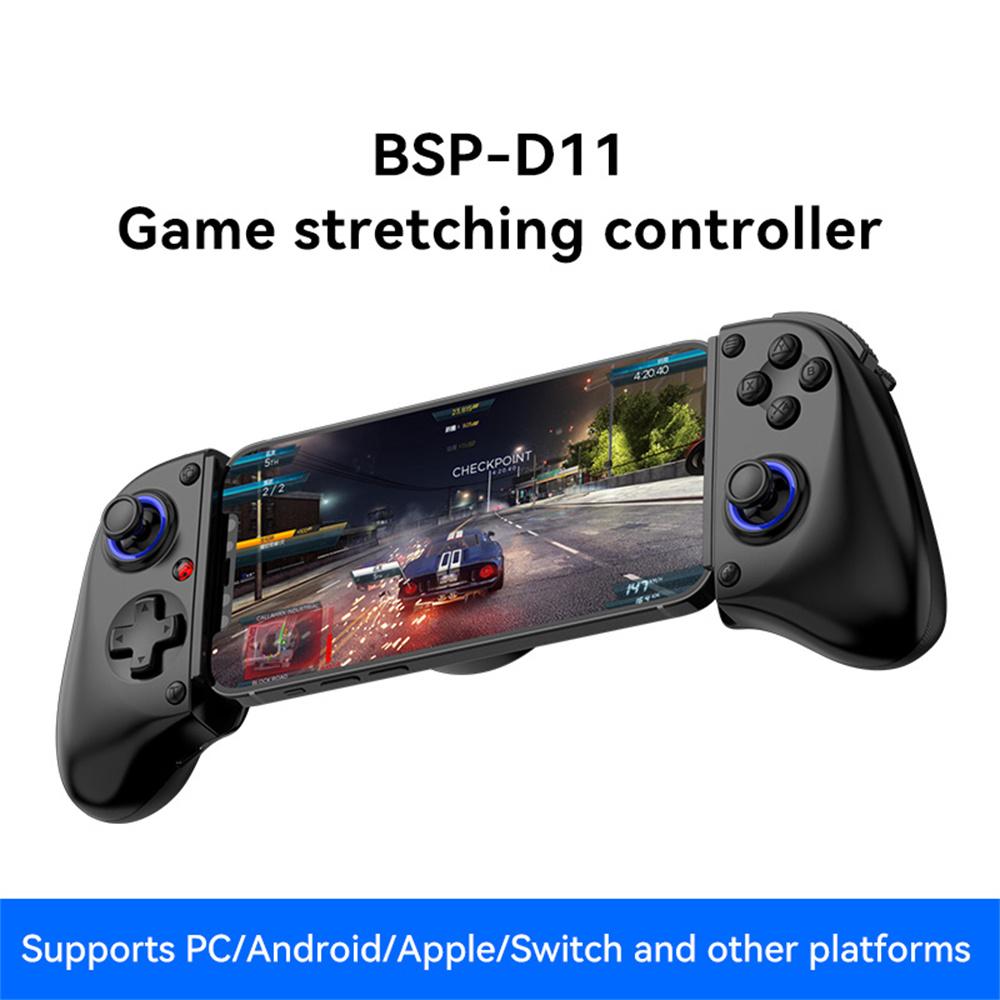 DSP-D11 Bluetooth-compatible Stretchable Game Controller Wireless Gamepad for Nintendo Switch/iOS/Android Black
DSP-D11 Bluetooth-compatible Stretchable Game Controller Wireless Gamepad for Nintendo Switch/iOS/Android Black