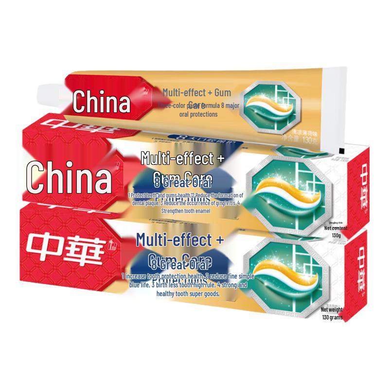 Zhonghua Multi-Effect & Gum Care Toothpaste, Cool Mint
Zhonghua Multi-Effect & Gum Care Toothpaste, Cool Mint